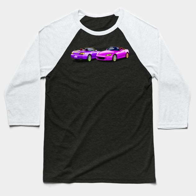 S2000 CANDY Baseball T-Shirt by CharlieCreator